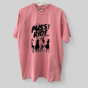 P*ssy Riot Band T-Shirt. Size Medium Large